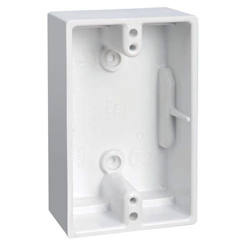 exterior surface mounted electric box mounting|shallow surface mount outlet box.